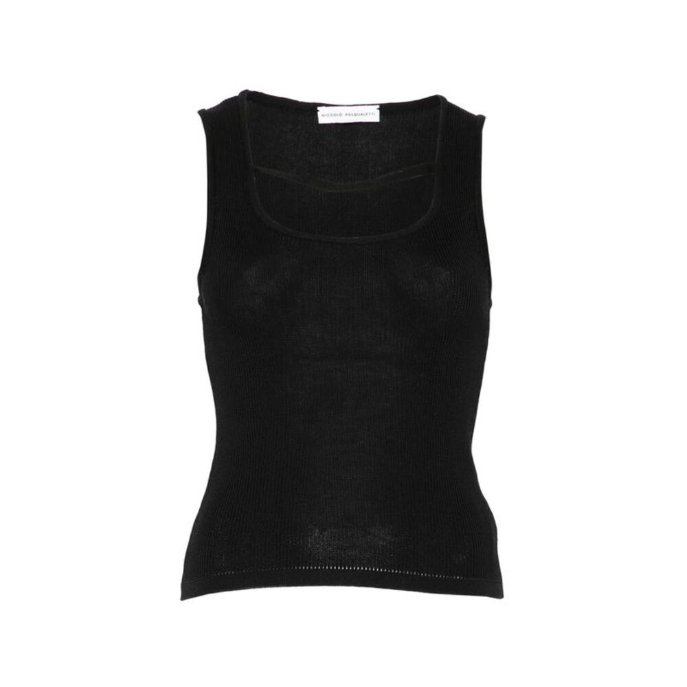 Niccolò Pasqualetti Black Tops - Vests & Tank Tops Women